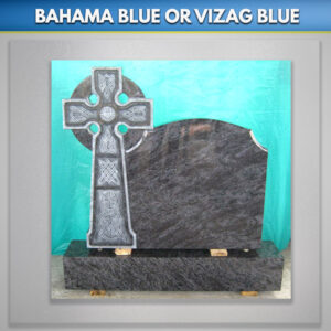 Blue Lagoon Boyne Celtic Cross Headstone