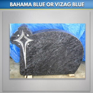 Blue Lagoon Celtic Star Headstone