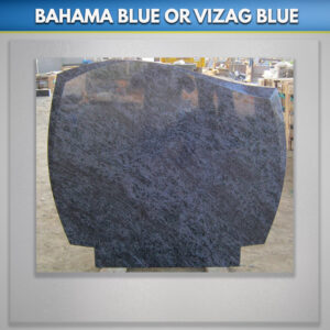 C1 Blue Lagoon Granite Headstone