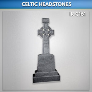 Carved-celtic-cross-granite-headstone-G603