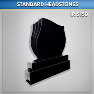 Single-flame-granite-headstone