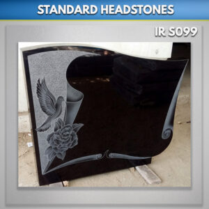 black-granite-dove-scroll-headstone