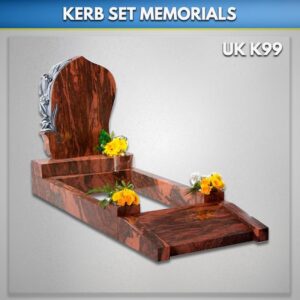Indian-aurora-granite-headstone-with-kerb-sets