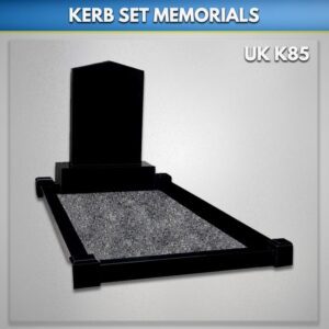 Full grave kerb memorials UK apex Top
