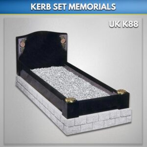 Bespoke kerbed memorials UK