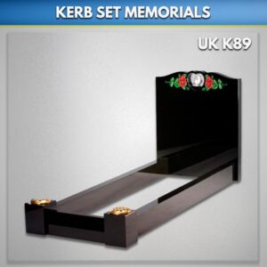 Traditional kerb set headstones UK