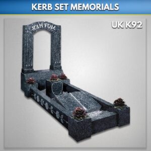 blue-pearl-granite-headstone-with-book-flatposts