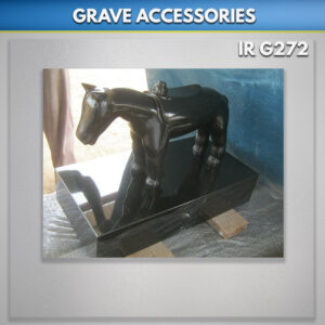 Granite-Horse-Statue-with-Stand