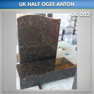 saphire-brown-half-ogee-headstone