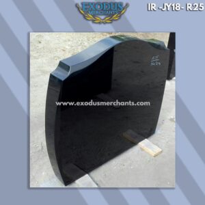 A 25 Granite headstone black