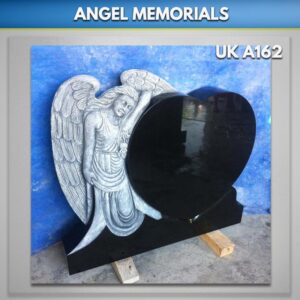 Pictures of Angels with headstones black