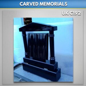 Black-Canopy-Granite-Headstone-uk