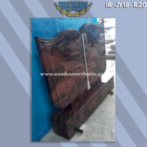 Book or bible set Indian Aurora tombstone