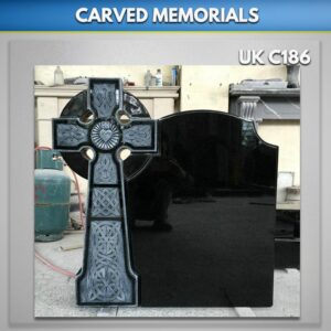 Boyne-Celtic-Cross-Black-headstone-Antiqued