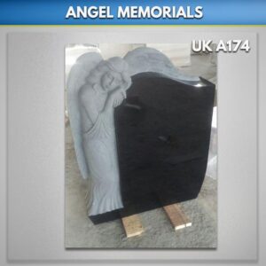 baby-angel-black-memorial-carving-black