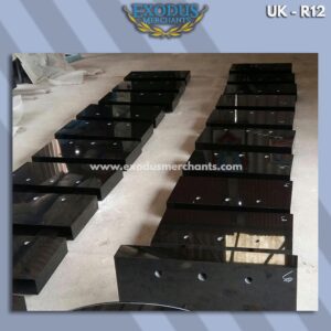 black bases with holes for cemetery