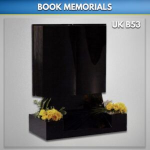 Book gravestones UK