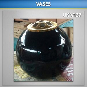 black-granite-football-vase uk