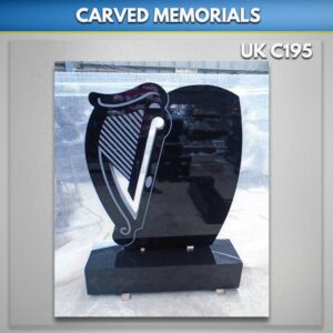 black-harp-headstones