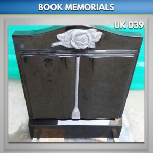 Memorial book for grave