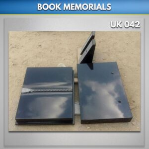 Memorial book for grave