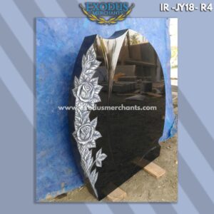 carved Roses with Antique headstone
