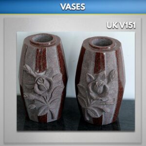 granite-carved-vases-red