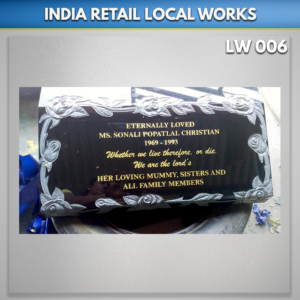 Affordable Granite Headstones India