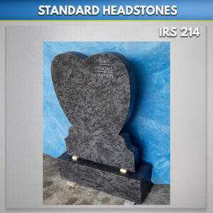 Heart Granite Bahama blue monument