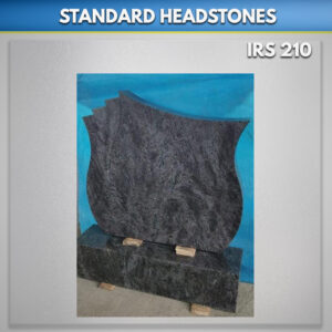 Single flame Granite vizag blue headstone