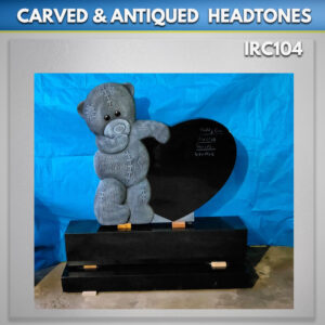 Teddy-Heart-Grave-stone-for-babies-kids-ireland