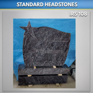 bahama-blue-star-headstone-for-grave