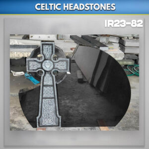 Irish-Celtic-headstone-for-Grave-black