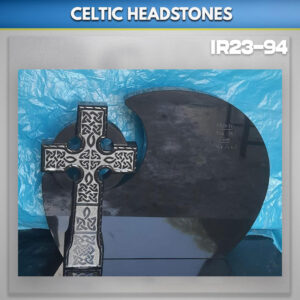 Polished-black-Celtic-Gravestone-Memorial