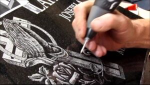 Granite Etching Work Exodus Merchants